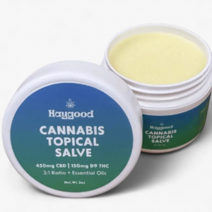 Natural Topical Salve - 3:1 Blend (450mg CBD & 150mg D9)