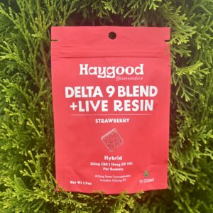 Strawberry Delta 9 Gummies – Hybrid Live Resin